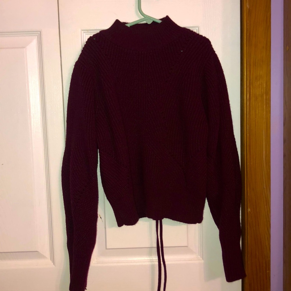 Sweater crop top